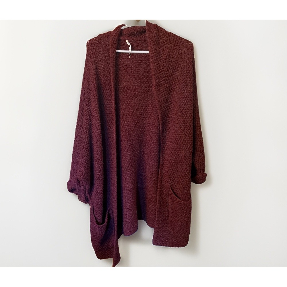 Willow & Clay Duster Cardigan Pockets Women's Med Cozy Fall Sweater Mohair Blend